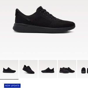 Kizik men's Lima size 8.5 / W 10 black light weight sneaker sustainable